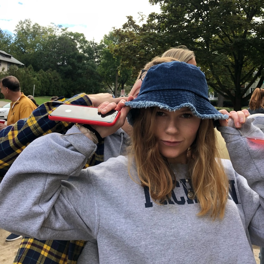 Brandy Melville Denim Bucket Hat